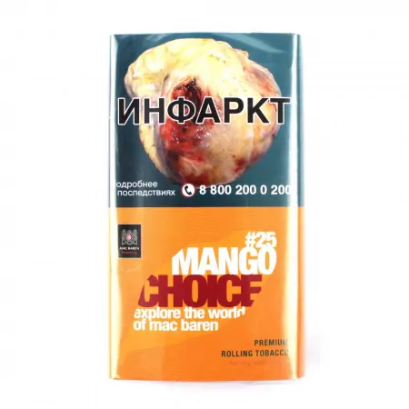 Табак для самокруток Mac Baren 40гр. Mango Choice