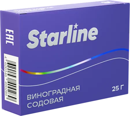 Табак Starline 25г Виноградная содовая M