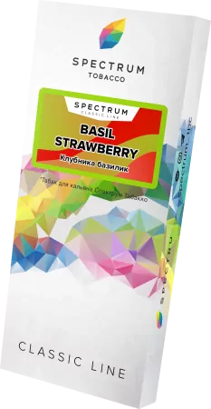 Табак Spectrum 100г Basil Strawberry M