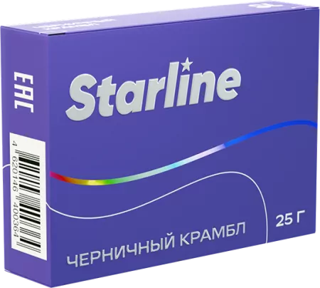 Табак Starline 25г Черничный крамбл M