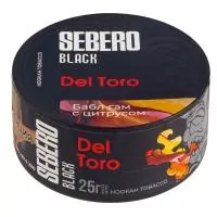 Табак Sebero Black 25г Del Toro M