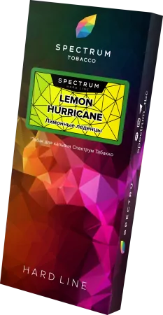 Табак Spectrum Hard Line 100г Lemon Hurricane M